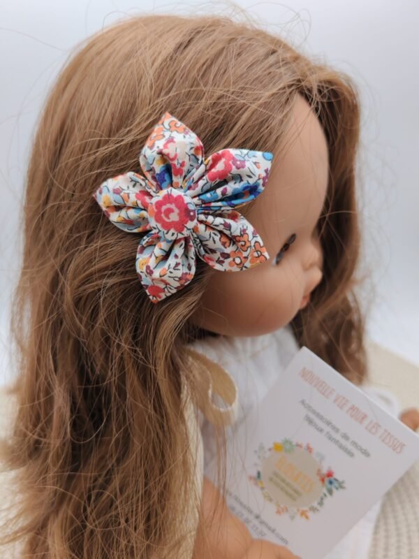 Barrette fleur liberty