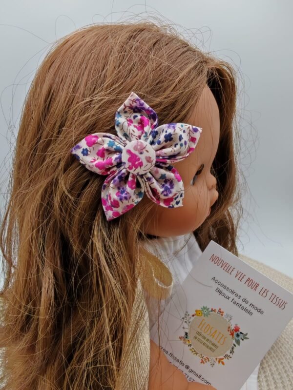 Barrette fleur liberty
