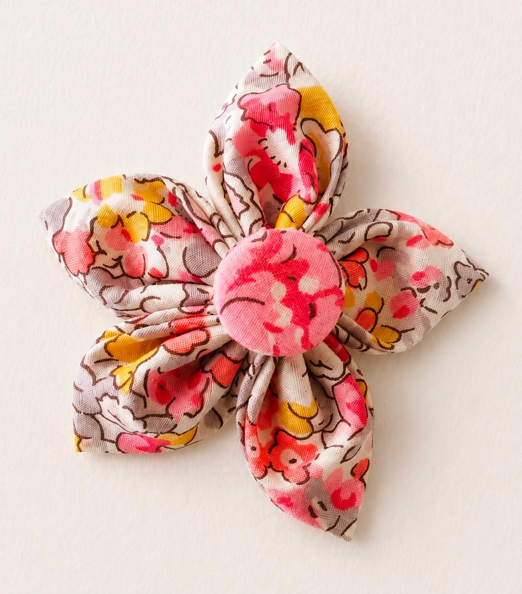 Barrette fleur Liberty