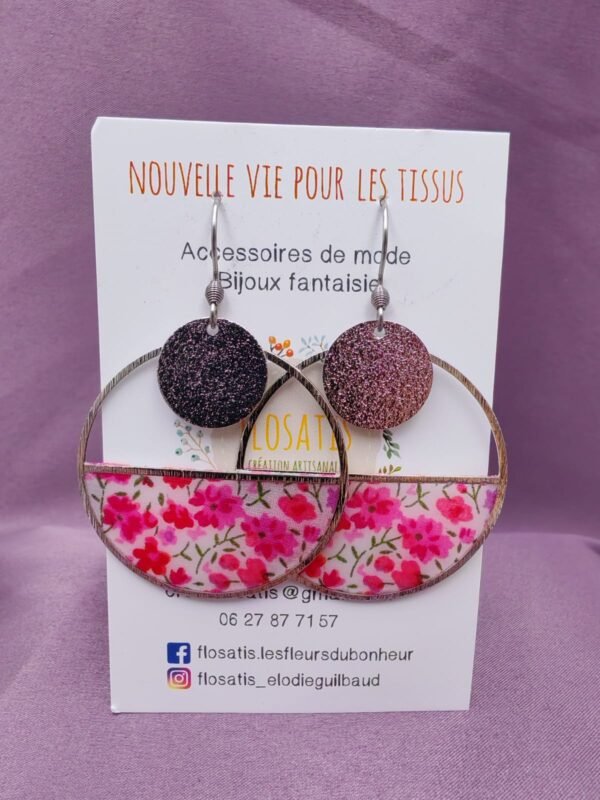 Boucles d'oreilles ronde