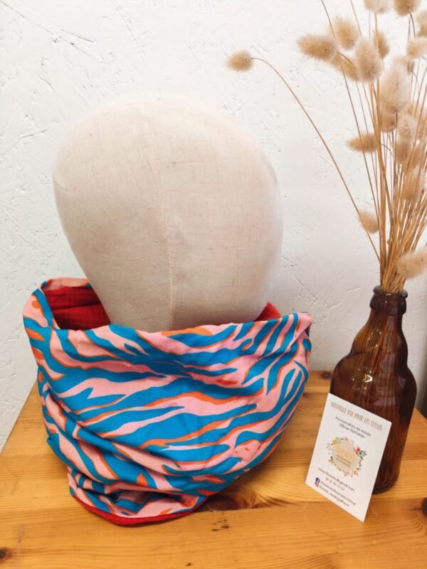 Snood double tour de cou - Echarpe tubulaire