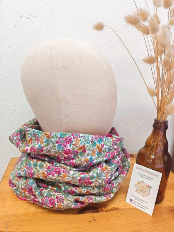 Snood double tour de cou - Echarpe tubulaire