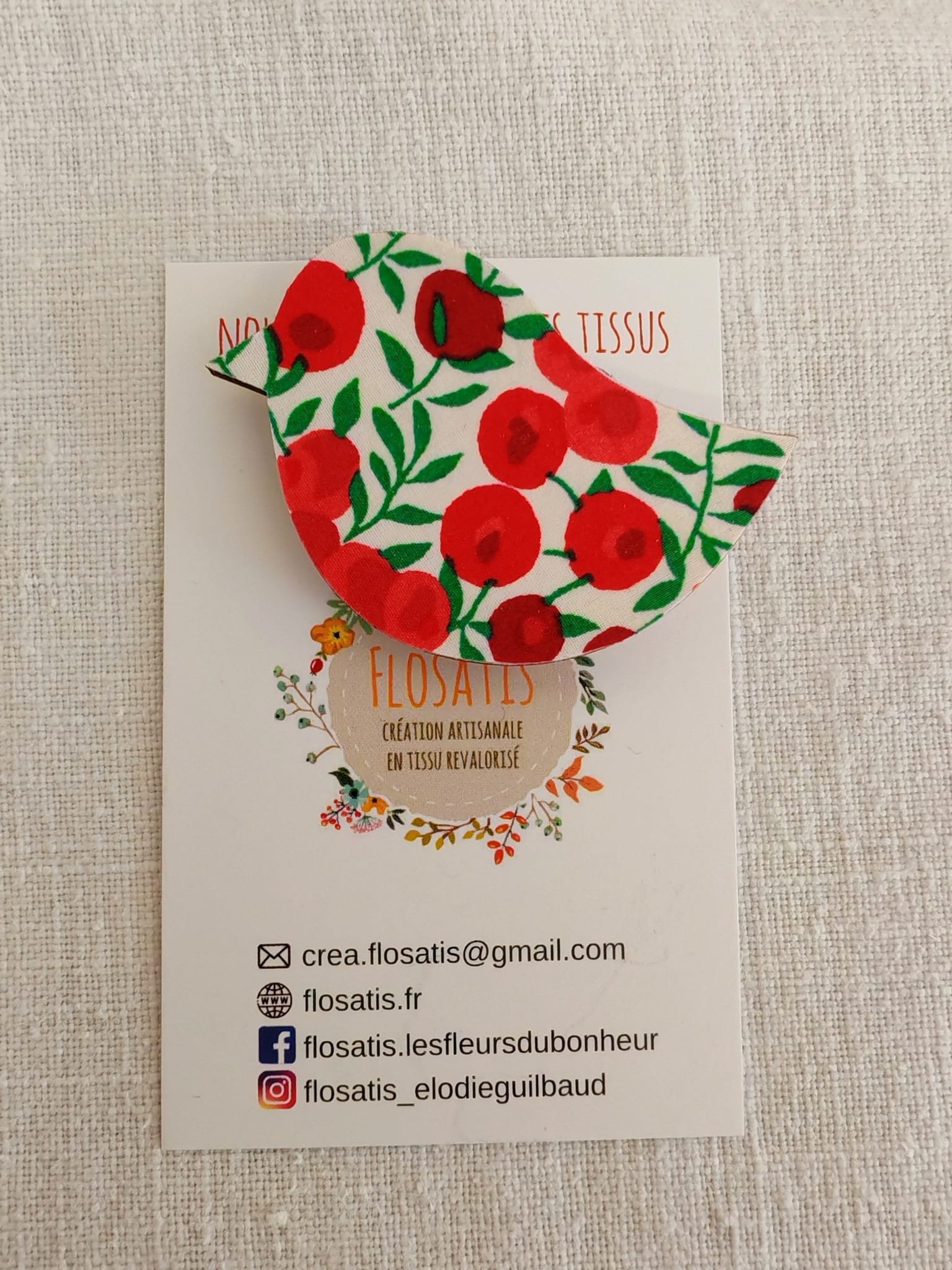 Broche - Les oiseaux de l'Espoir