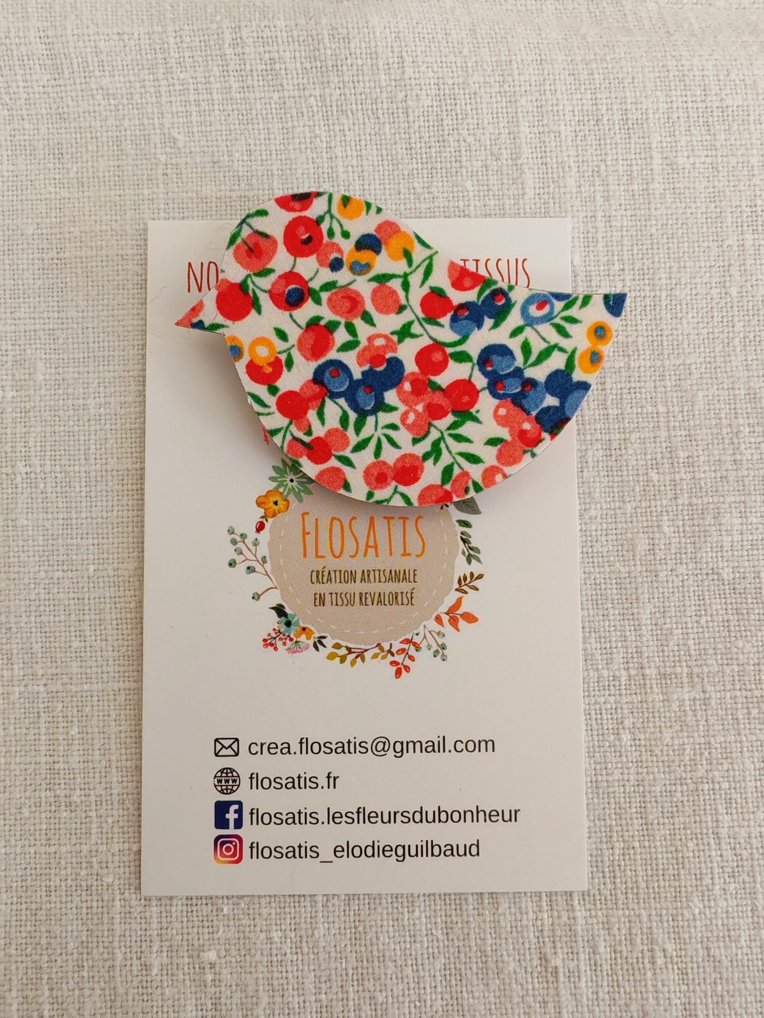 Broche - Les oiseaux de l'Espoir