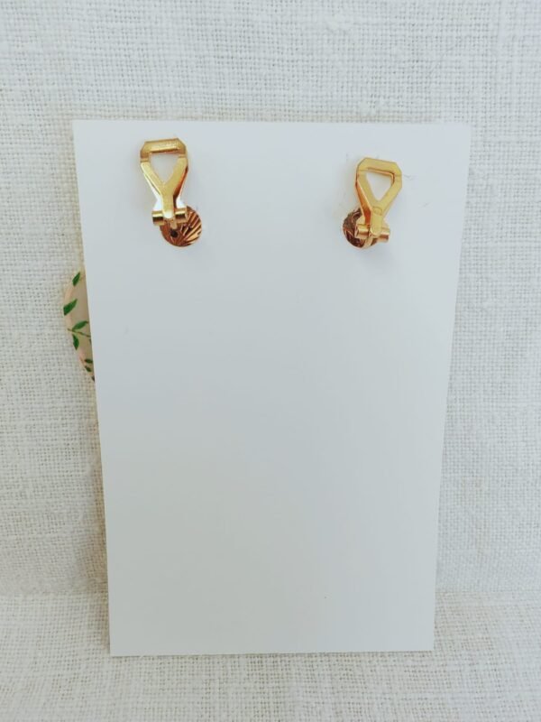 Boucles d'oreilles cœurs Liberty clips – Image 2
