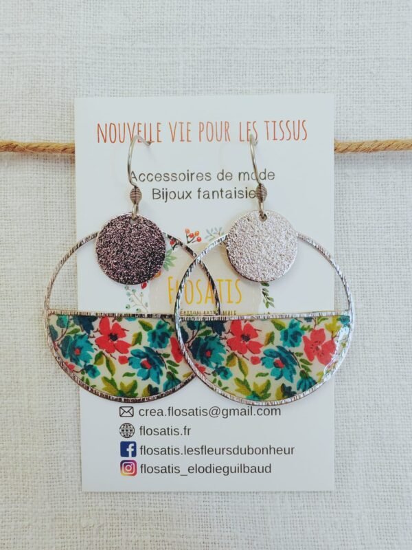Boucles d'oreilles rondes