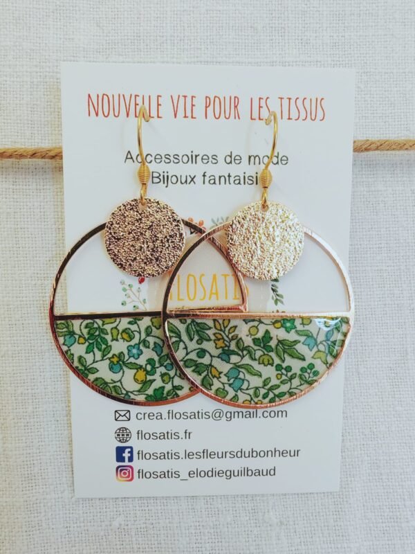 Boucles d'oreilles rondes