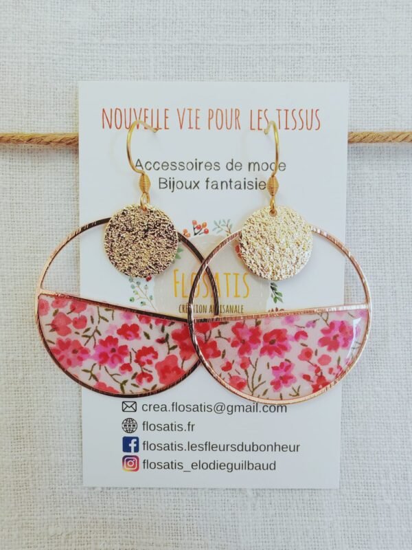 Boucles d'oreilles rondes