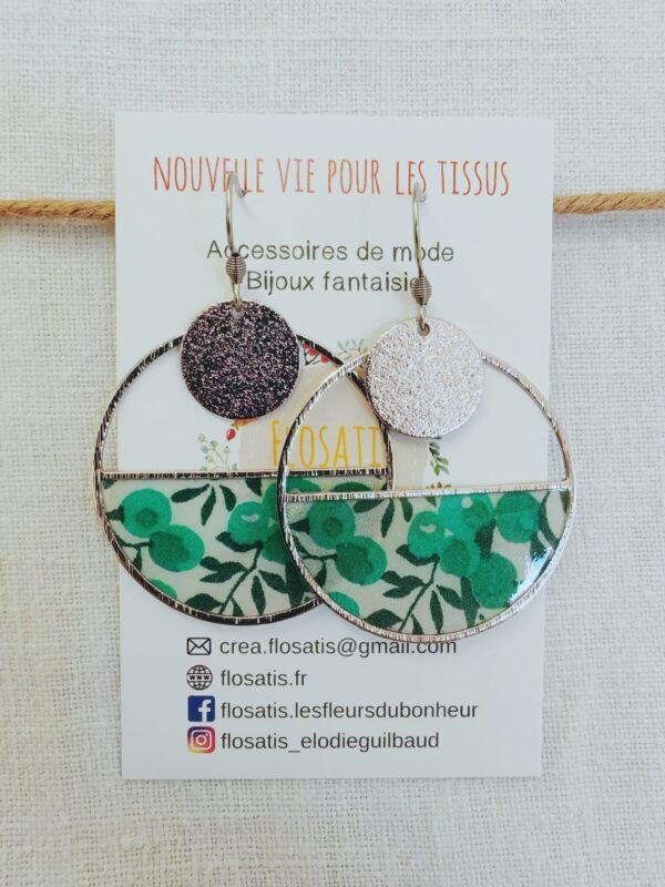 Boucles d'oreilles rondes