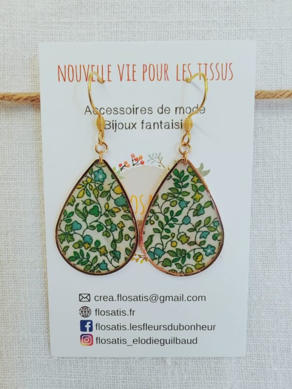 Boucles d'oreilles gouttes Liberty