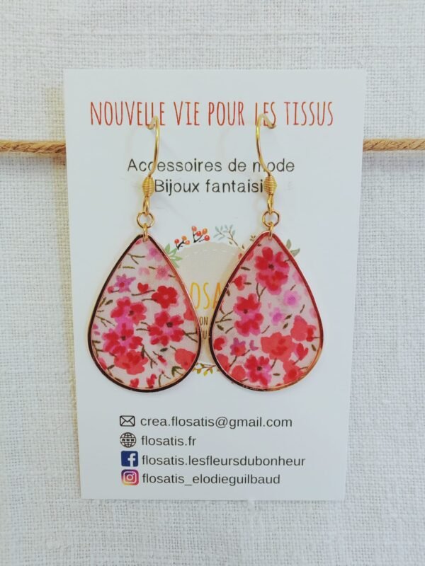 Boucles d'oreilles gouttes Liberty