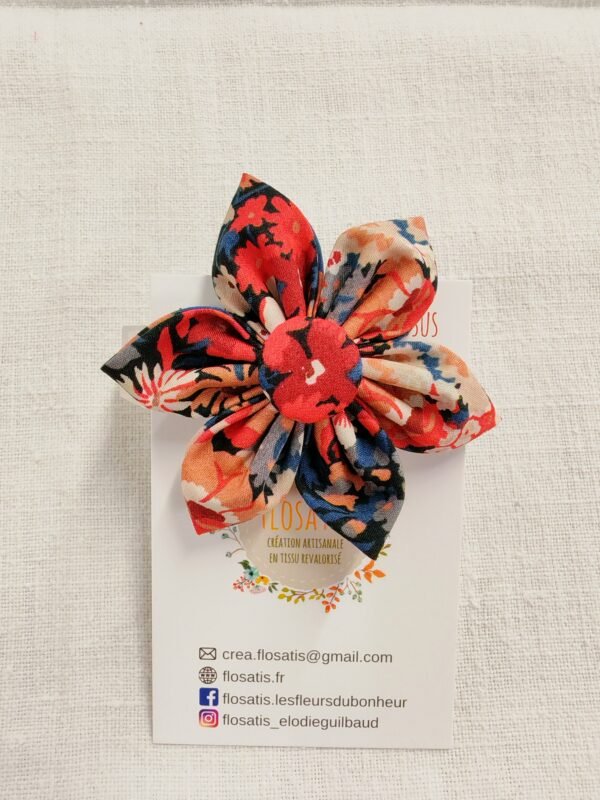 Maxi broche fleur