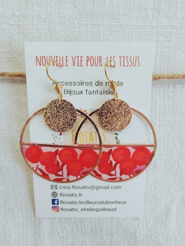 Boucles d'oreilles rondes