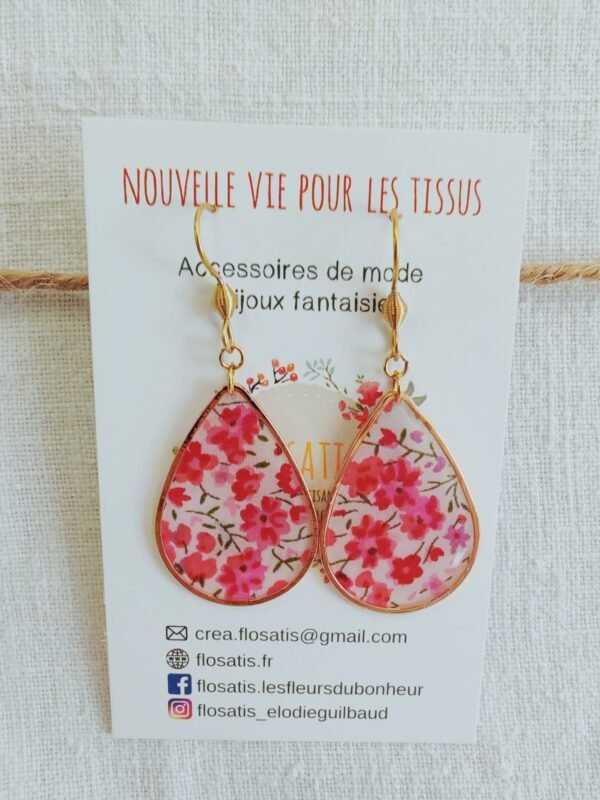 Boucles d'oreilles gouttes Liberty – Image 3