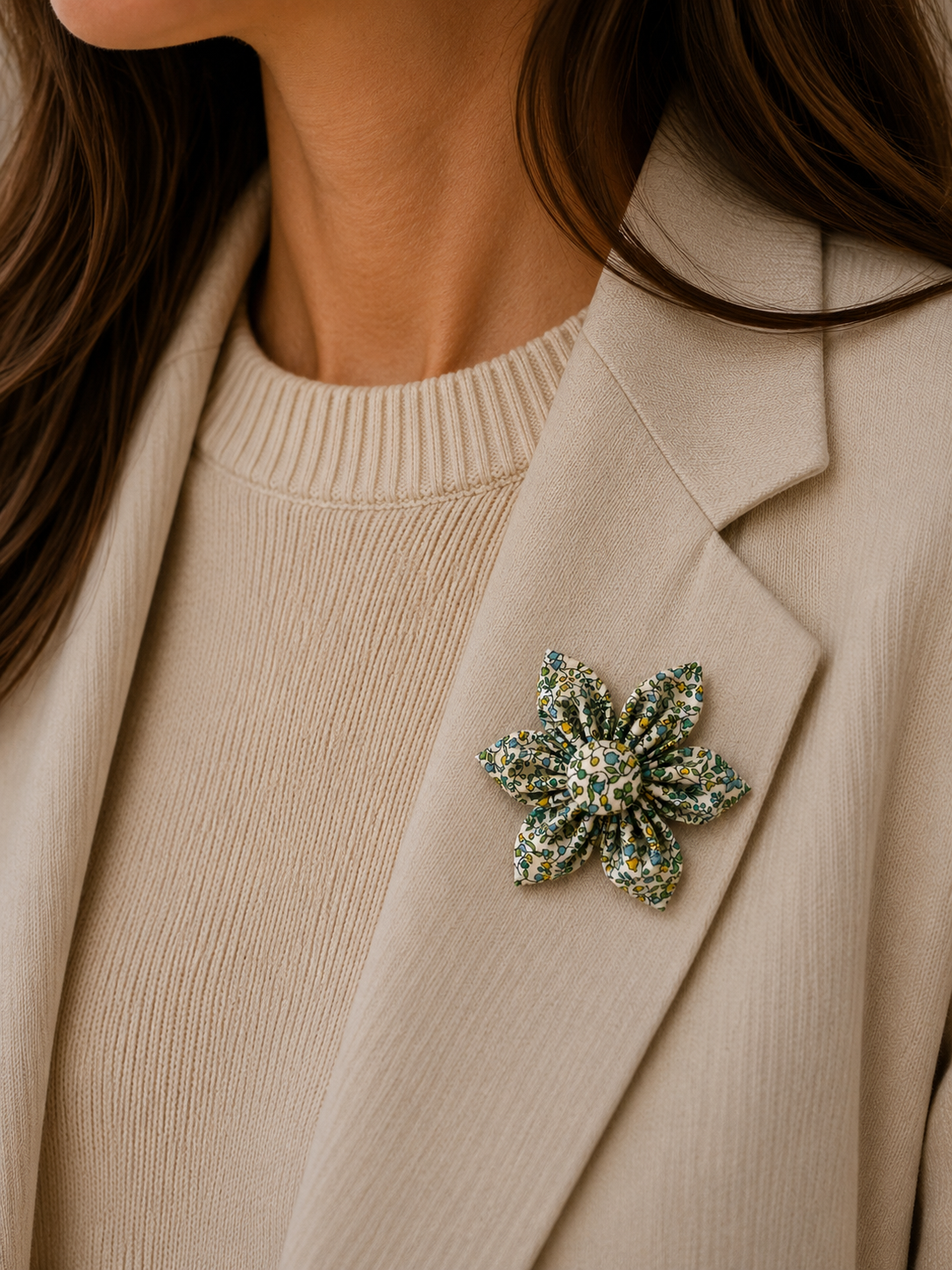 Maxi broche fleur – Image 2
