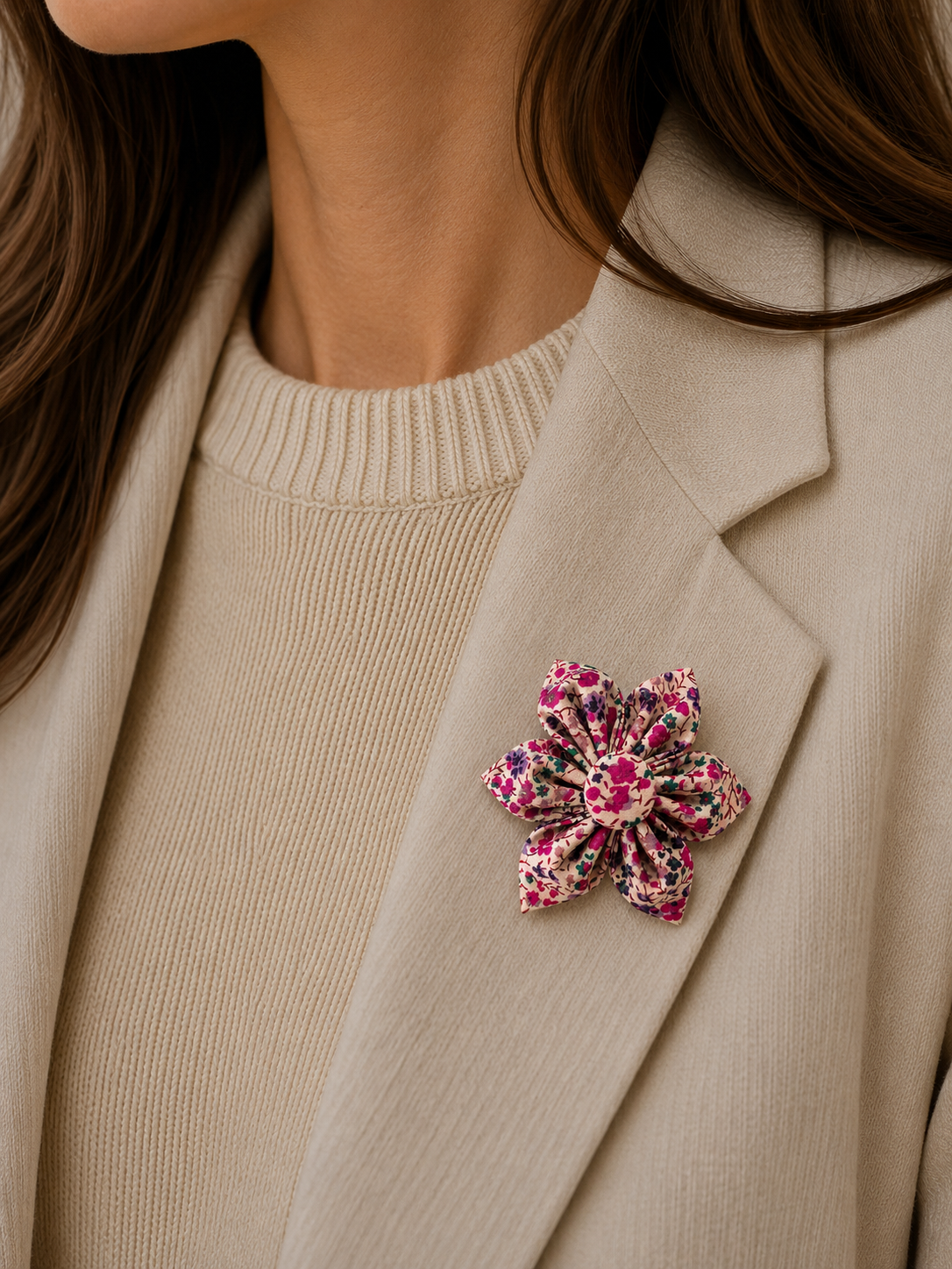 Maxi broche fleur – Image 2