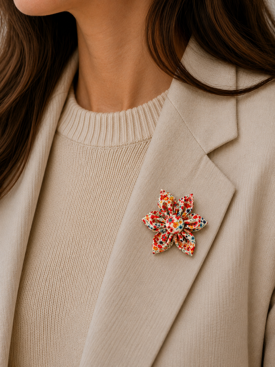 Maxi broche fleur – Image 2