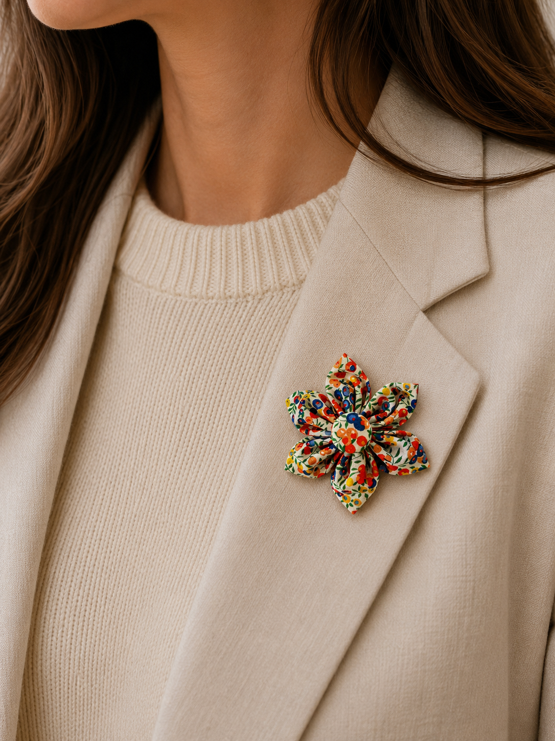 Maxi broche fleur – Image 2