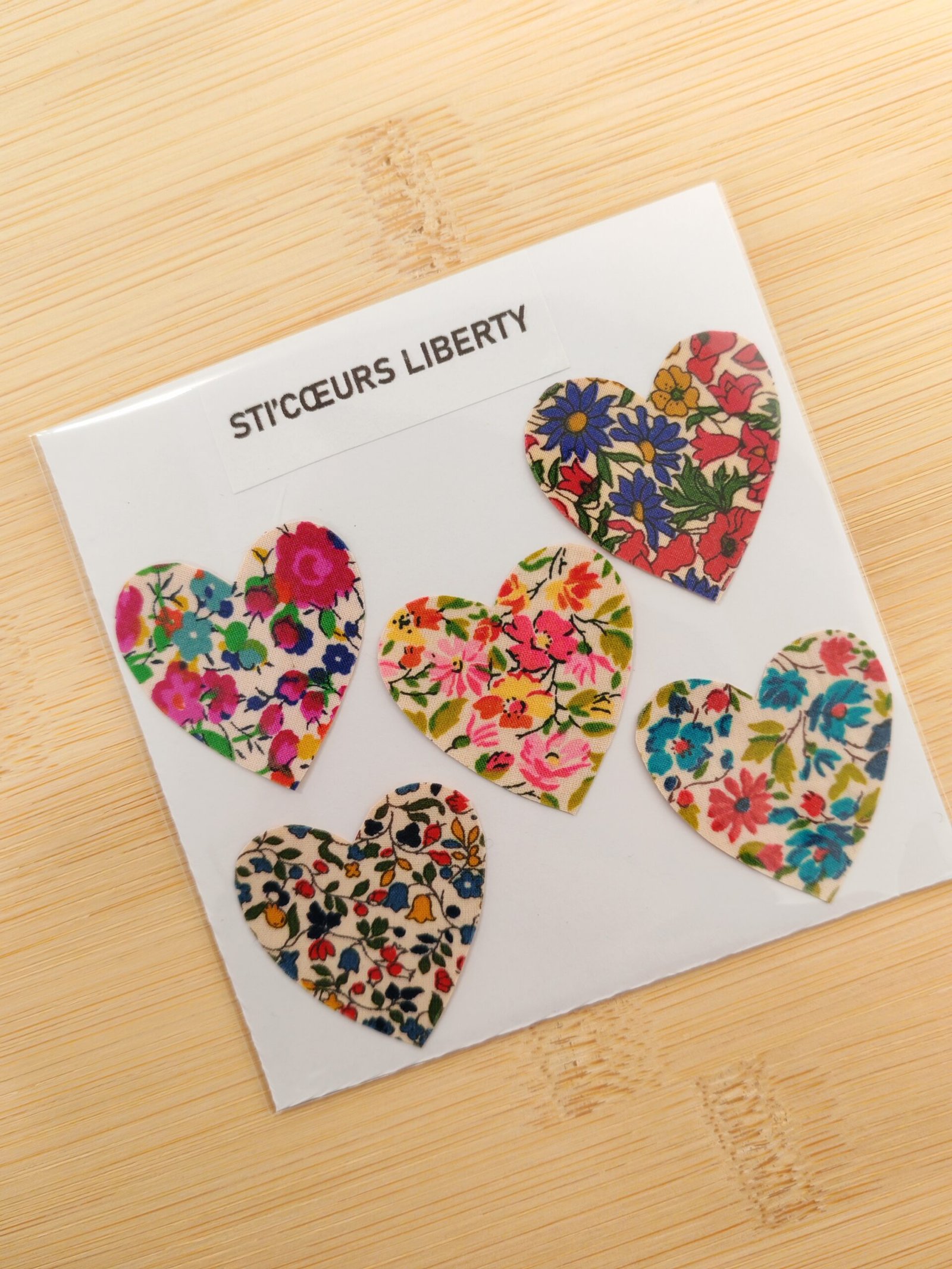 Stickers cœurs Liberty