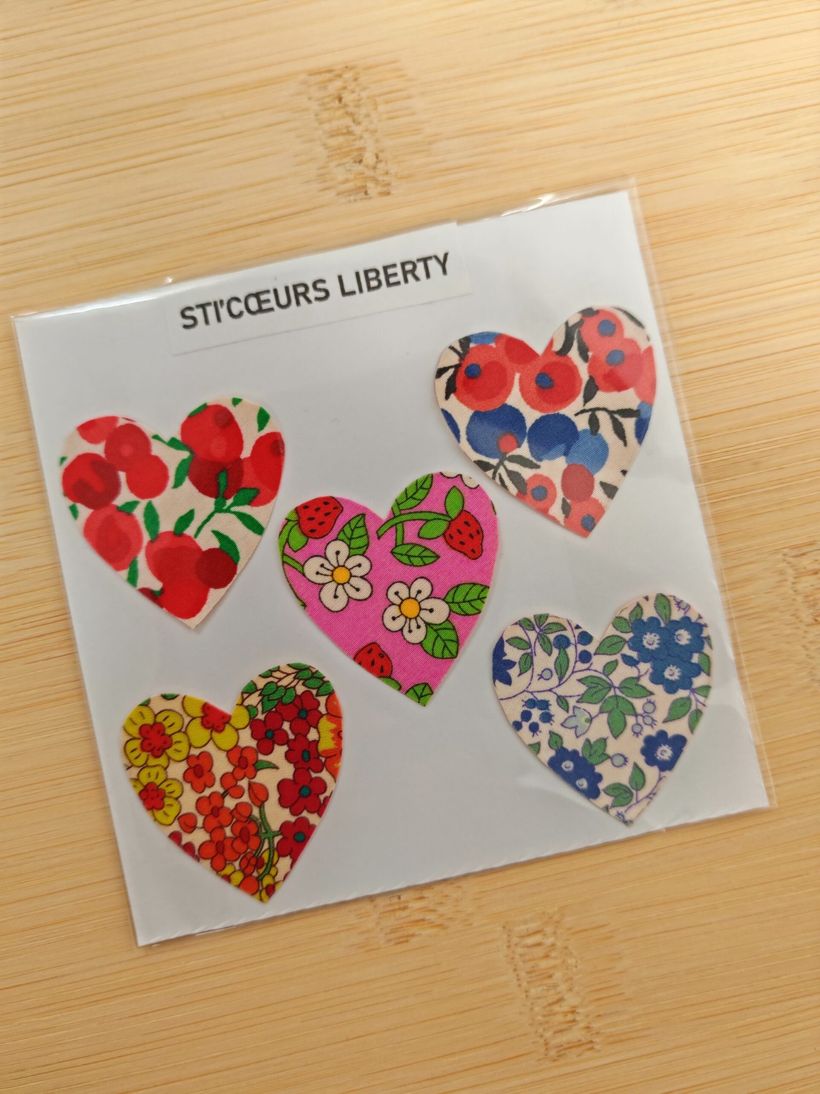 Stickers cœurs Liberty
