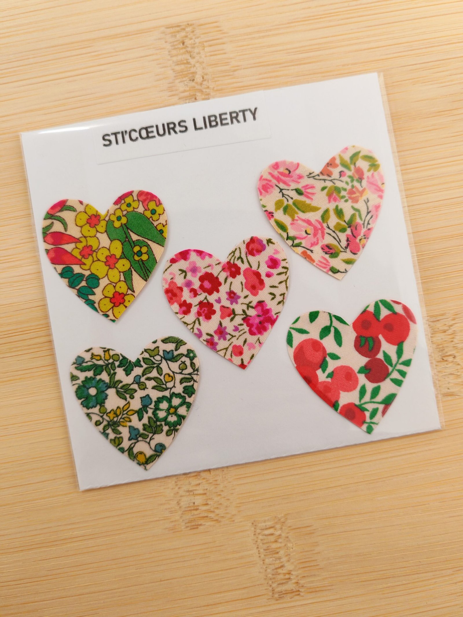 Stickers cœurs Liberty
