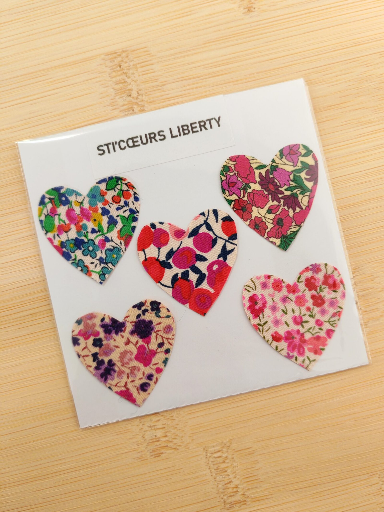 Stickers cœurs Liberty