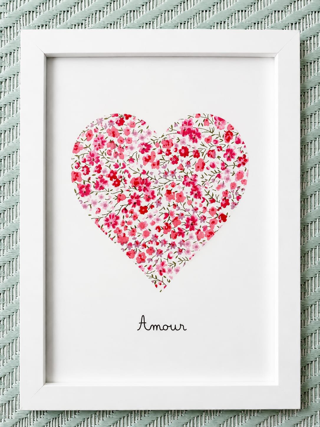 Cadre cœur - Texte personnalisable – Image 11