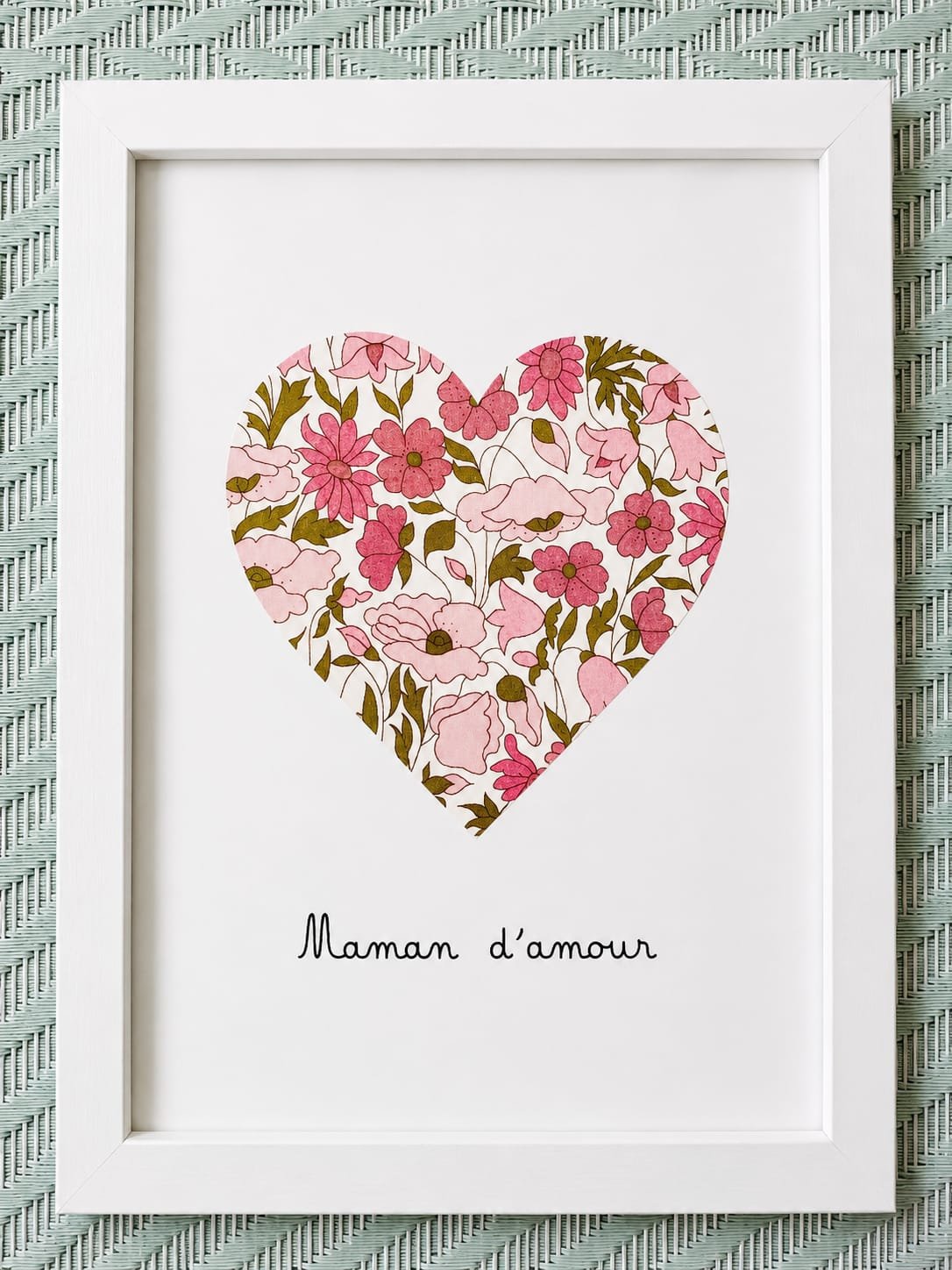 Cadre cœur - Texte personnalisable – Image 13
