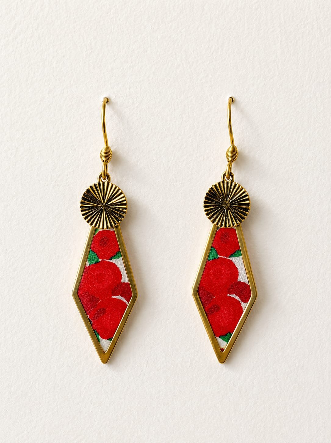 Boucles d'oreilles losange Liberty